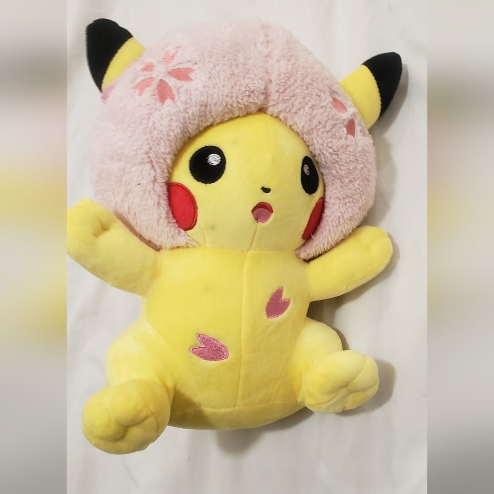 Rare Pokemon Cheery Blossom Pikachu From Japan Poke Center
